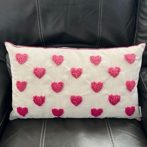 Cupcakes and Cashmere Ombré Hearts Pillow